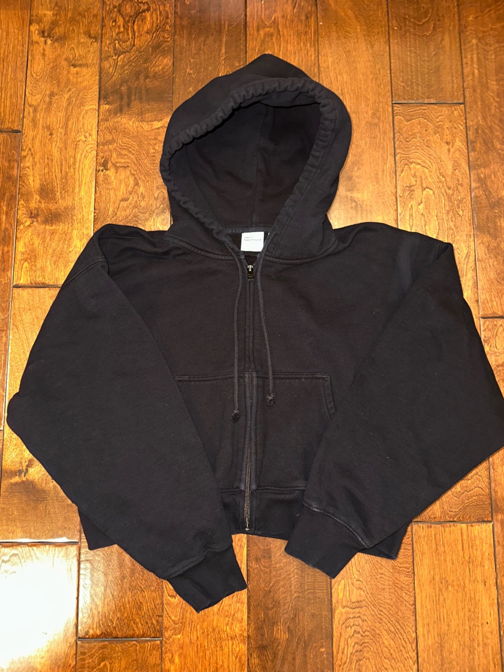 TNA Black Full-Zip Performance Hoodie